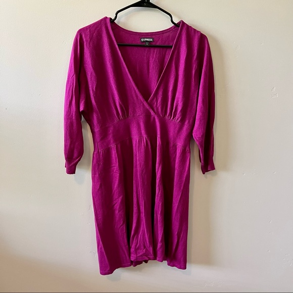Express Dresses & Skirts - EXPRESS 3/4 Sleeve Midi Dress Size Medium